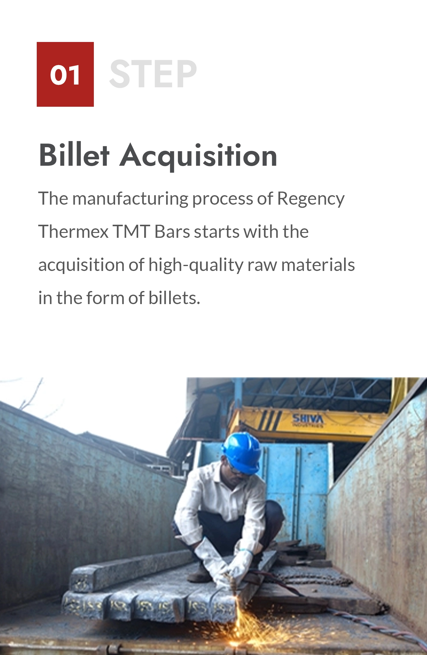 Procurement of Raw Material (Billets)