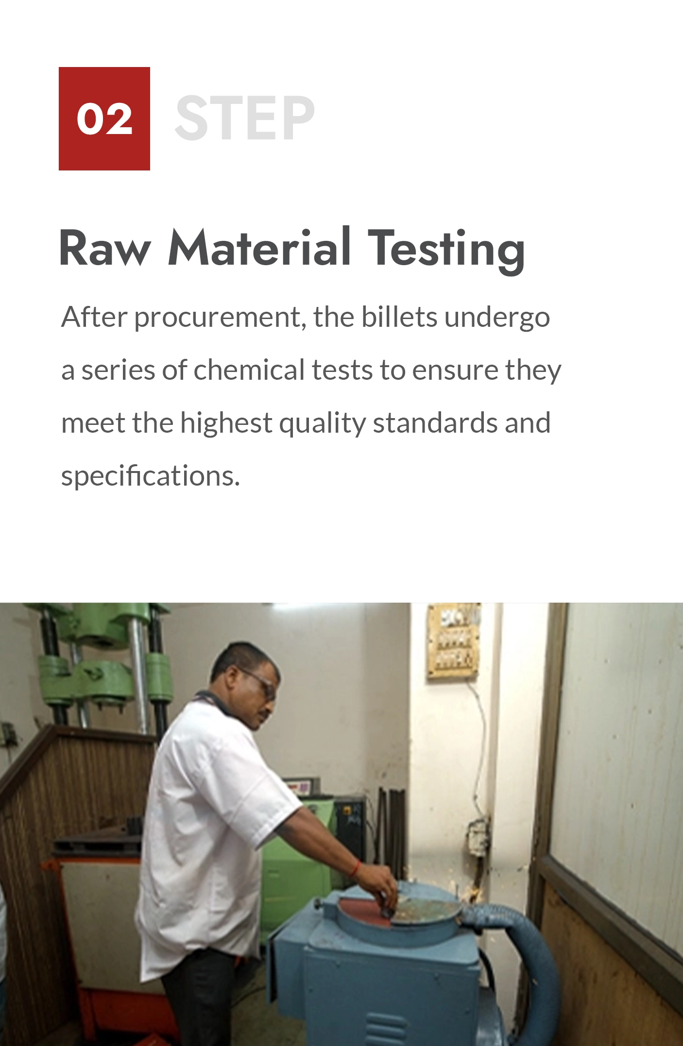 Raw Material Testing